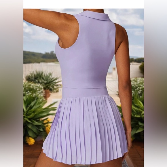 Anna-Kaci Active Women's Sleeveless Polo Crop Top with Collared Neckline - Picture 2 of 11